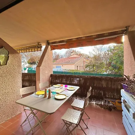 アパート Superbe T2 Rez-de-jardin Proche Avec Terrasse Et Parkings - - Fr-1-388-220 アルジェレス・シュル・メール